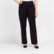 Beige Pull On Trouser Black 