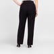 Beige Pull On Trouser Black 