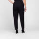 Beige Pull On Trousers Black 