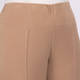 Beige Pull On Trousers Camel 