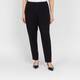 Beige Classic Slim Leg Pull On Trouser Black