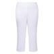 Beige Technostretch Pull-On Cropped Trousers White