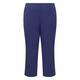 Beige Cropped Technostretch Cropped Pull-On Trousers Royal Blue 