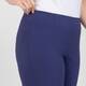 Beige Cropped Technostretch Cropped Pull-On Trousers Royal Blue 