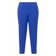Beige Ankle Grazer Technostretch Pull-On Trousers Cobalt Blue