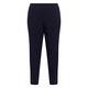 Beige Ankle Grazer Technostretch Pull-On Trousers Navy