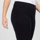 Beige Ankle Grazer Technostretch Pull-On Trousers Black