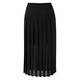 Persona black pleated chiffon maxi skirt