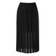 Persona black pleated chiffon maxi skirt