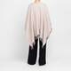 Elena Miro Monogram Embossed Cape Chalk