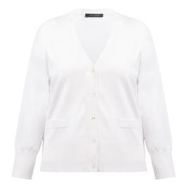 Elena Miro Cardigan Ivory  - Plus Size Collection