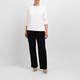 Elena Miro Knitted Top Ivory 