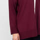 Elena Miro Edge-to-Edge Cardigan Burgundy 