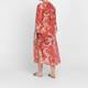 Elena Miro Kaftan Dress Coral 