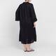 Elena Miro Embroidered Linen Dress Black 