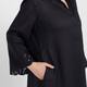 Elena Miro Embroidered Linen Dress Black 