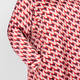 Elena Miro Satin Print Dress Red 