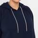 Elena Miro Modal Hoodie Navy 