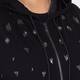 Elena Miro Embellished Jersey Hooded Jacket Black