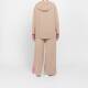 Elena Miro Zip Up Knitted Hoodie Camel