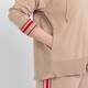 Elena Miro Zip Up Knitted Hoodie Camel