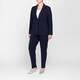 Elena Miro Jersey Blazer Navy 