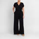 Elena Miro Crepe Jersey Jumpsuit Black