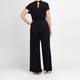 Elena Miro Crepe Jersey Jumpsuit Black