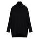 Elena Miro 100% Wool Buttoned Sweater Black 