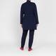 Elena Miro Belted Edge To Edge Cardigan Navy 