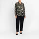 Elena Miro Satin Print Shirt Khaki 