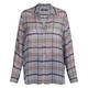 Elena Miro Check Shirt Jewel Collar