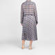 Elena Miro Check Shirt Jewel Collar