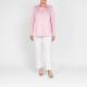 Elena Miro Cotton Oxford Shirt Pink 