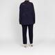 Elena Miro Georgette Sequinned Shirt Navy 