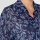 Elena Miro Georgette Printed Shirt Navy 