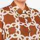 Elena Miro Monogram Shirt Camel