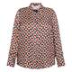 Elena Miro Satin Viscose Shirt Geometric Print