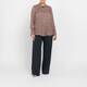 Elena Miro Satin Viscose Shirt Geometric Print
