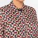 Elena Miro Satin Viscose Shirt Geometric Print