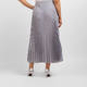 Elena Miro Printed Pleated Skirt 