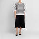 Elena Miro Breton Stripe Sweater Black and White 