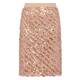 Elena Miro Sequin Embellished Pencil Skirt Peach