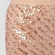 Elena Miro Sequin Embellished Pencil Skirt Peach