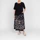 Elena Miro Embroidered Cotton T-Shirt Black