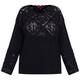 Elena Miro Crochet Sweater Black 