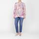 Elena Miro Floral Print Sweater