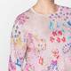 Elena Miro Floral Print Sweater