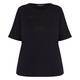 Elena Miro Embroidered Cotton T-Shirt Black