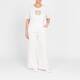Elena Miro Sequin Logo T-Shirt White